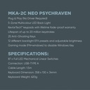 Armaggeddon MKA-2C Neo Black Mechanical Gaming Keyboard 87 Brown Keys