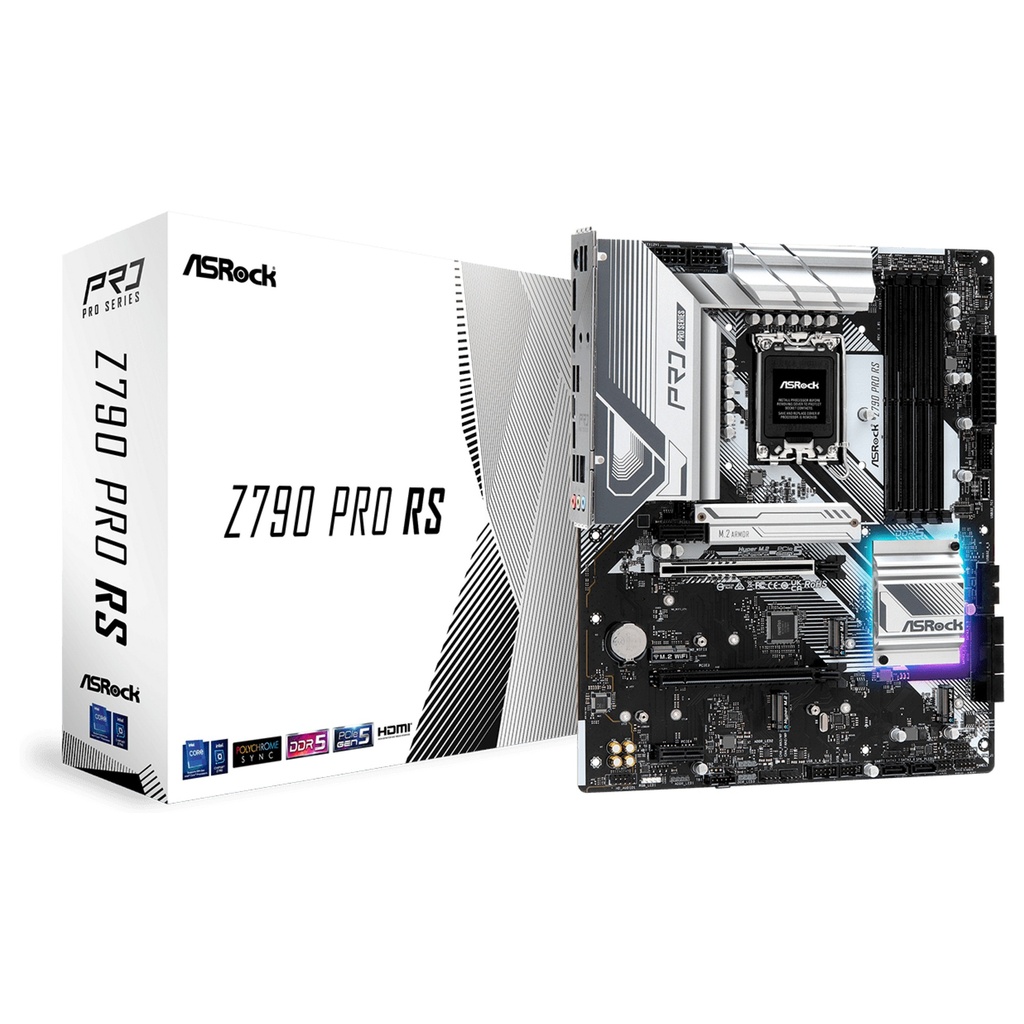 ASROCK Motherboard Z790 Pro RS - ATX - Socket LGA1700 - AMD Z790 · 90-MXBK40-A0UAYZ