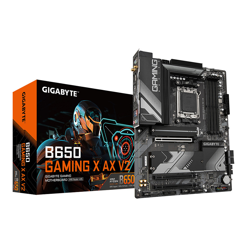 GIGABYTE Motherboard B650 GAMING X AX V2 - ATX - Socket AM5 - AMD B650 - B650 GAMING X AX V2