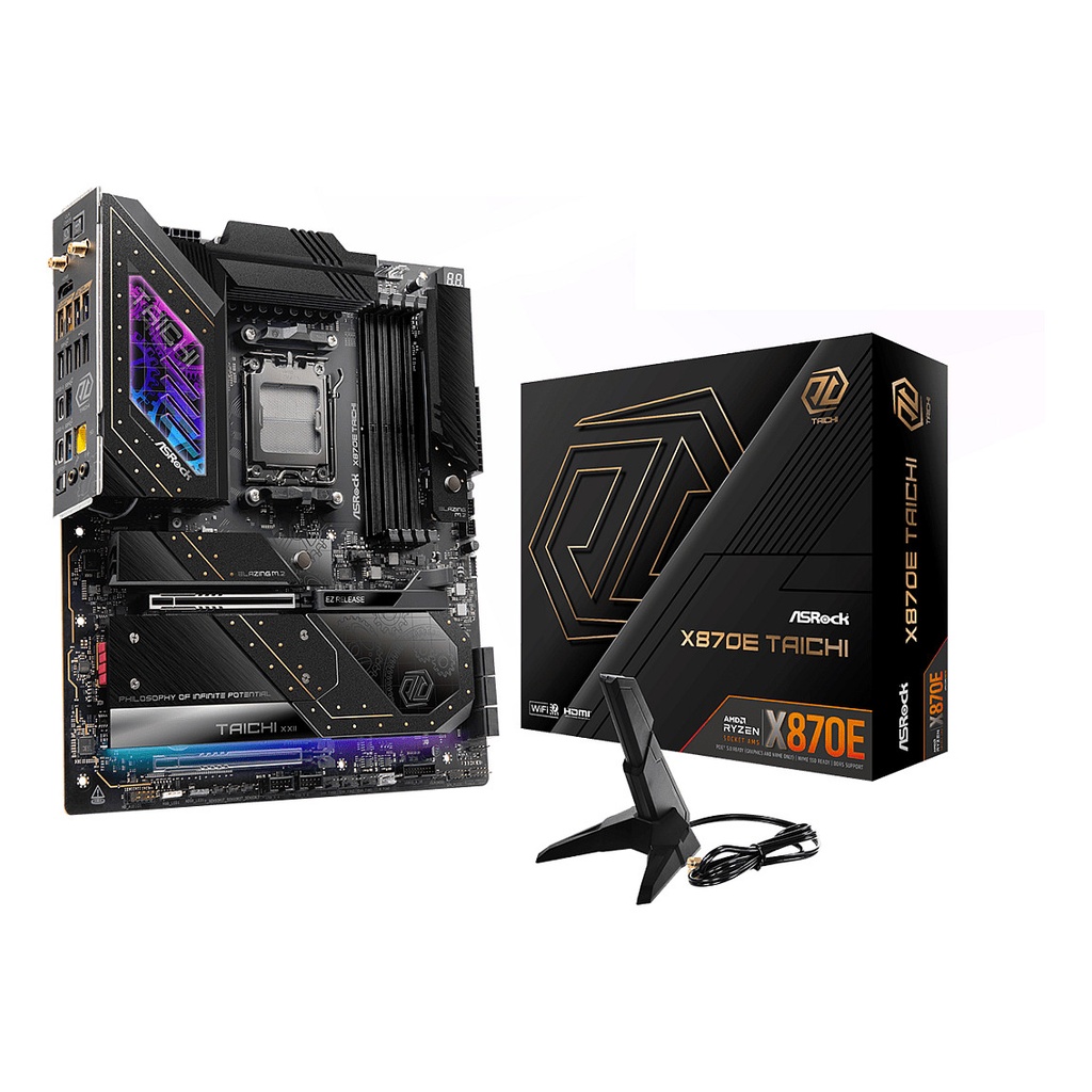 ASROCK Motherboard X870E Taichi - E-ATX - Socket AM5 - AMD X870E · 90-MXBP90-A0UAYZ