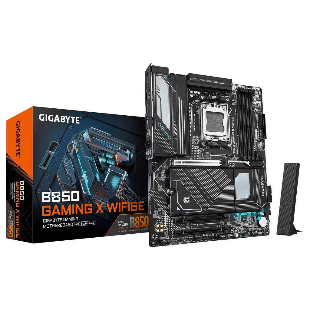 GIGABYTE Motherboard B850 GAMING X WIFI6E - ATX - Socket AM5 - AMD B850 - B850 GAMING X WIFI6E