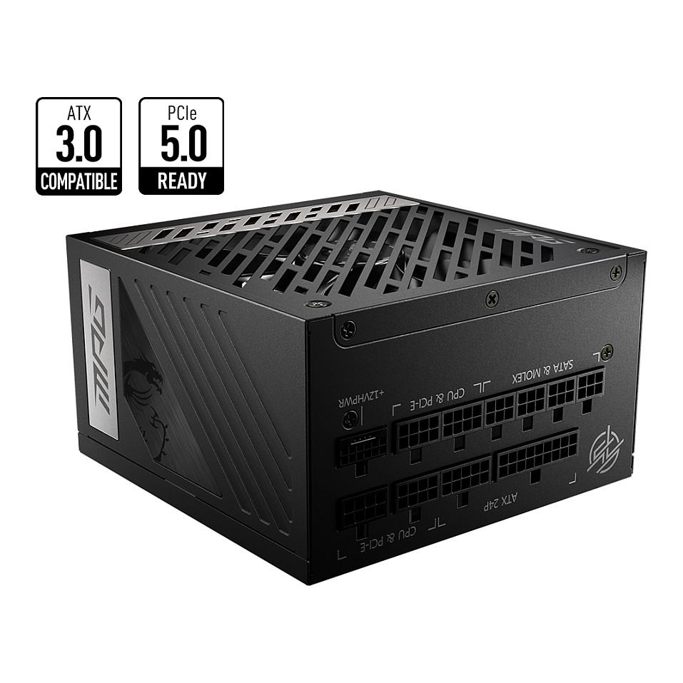 MSI MPG A850G PCIE5 - power supply - 850 Watt · 306-7ZP7B11-CE0