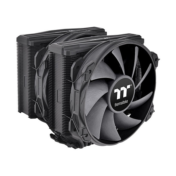 THERMALTAKE TOUGHAIR 710 Dual Tower Air Cooler Black