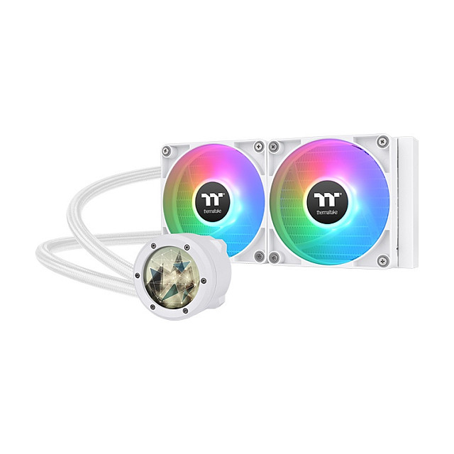 THERMALTAKE TH240 V2 Ultra ARGB Sync CPU Liquid Cooler Snow Edition