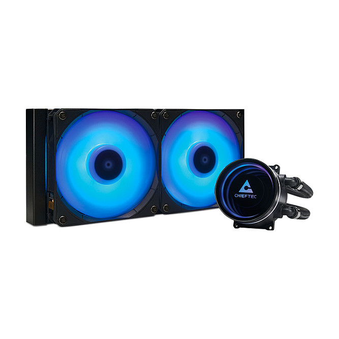 CHIEFTEC Iceberg 240 RGB AIO Liquid CPU Cooler Multi-Socket