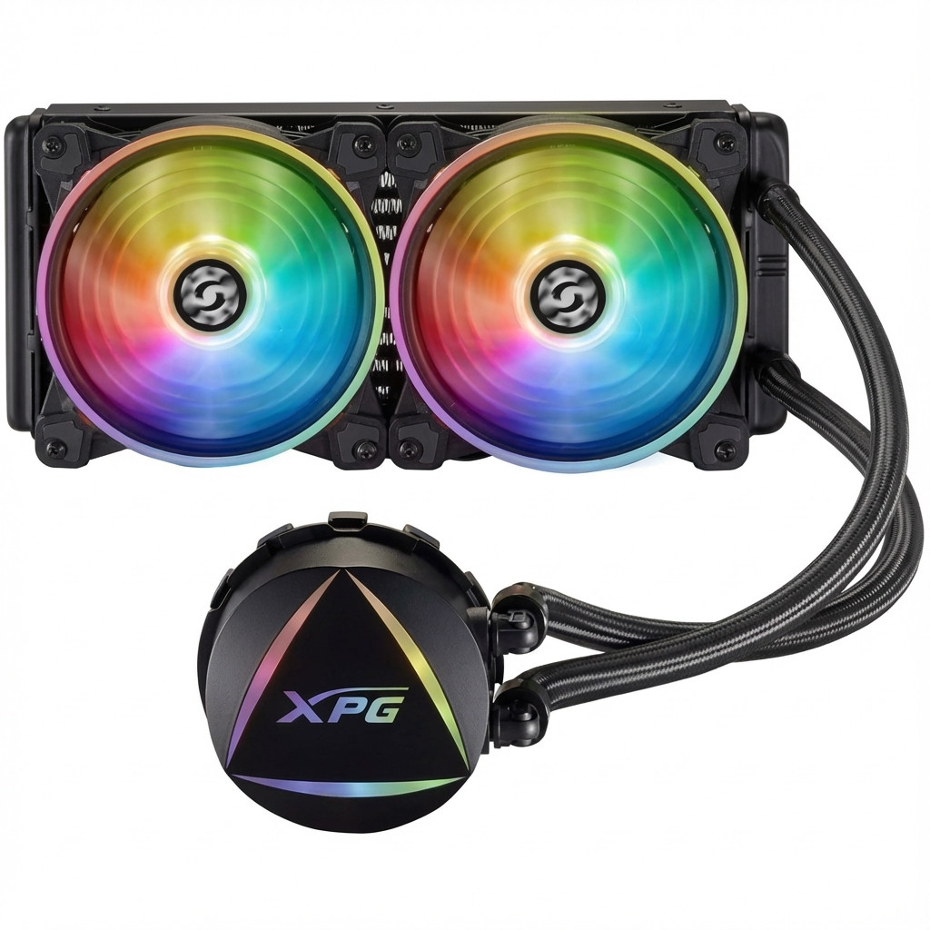 XPG Levante II 240 AIO Liquid Cooler 240mm Black ARGB
