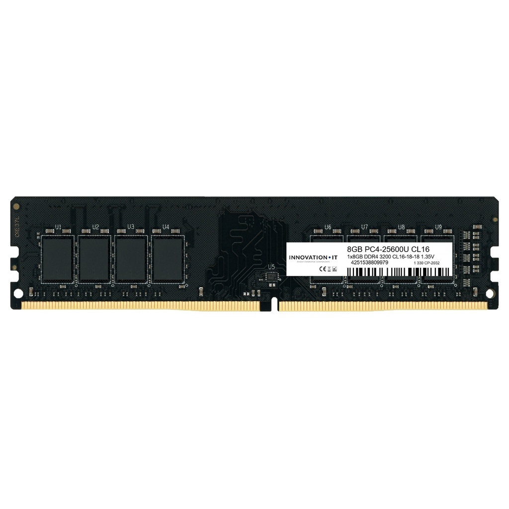 3200 8GB Innovation IT CL16-18-18 1.35V LD 8-Chip