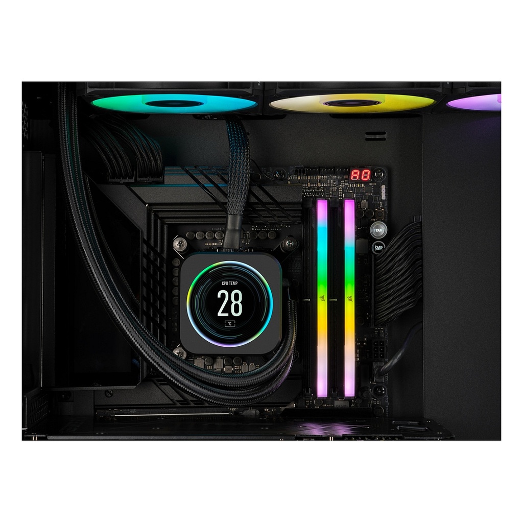 CORSAIR Vengeance RGB DDR5 Kit 32GB (2x16GB) 6000MHz Black