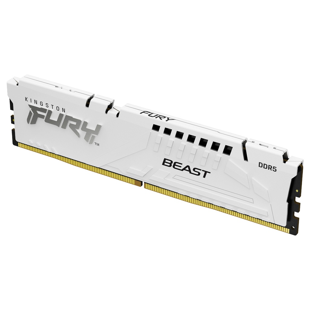 KINGSTON FURY Beast 16GB DIMM DDR5 5200MT/s DDR5 CL40 White XMP