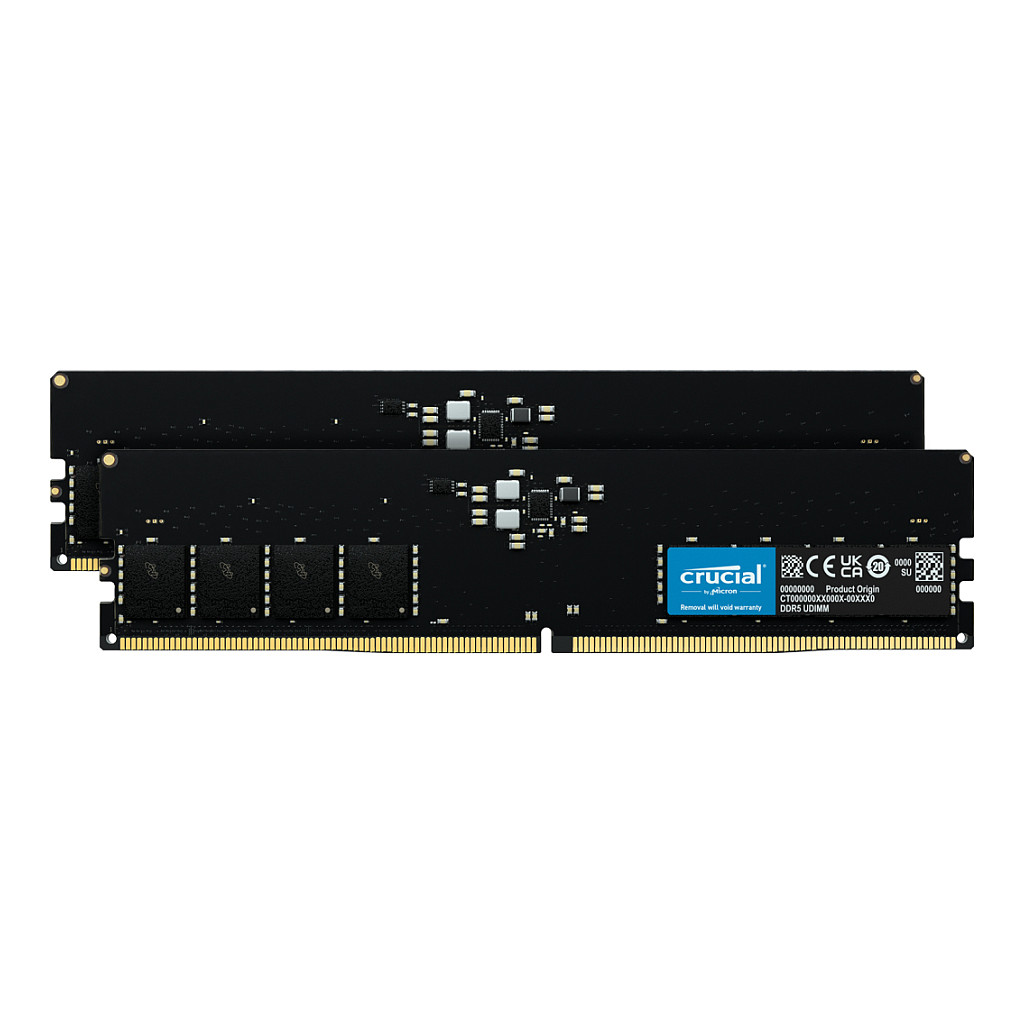 CRUCIAL 5600 Kit 64GB 2x32GB UDIMM CL46 (16Gbit)