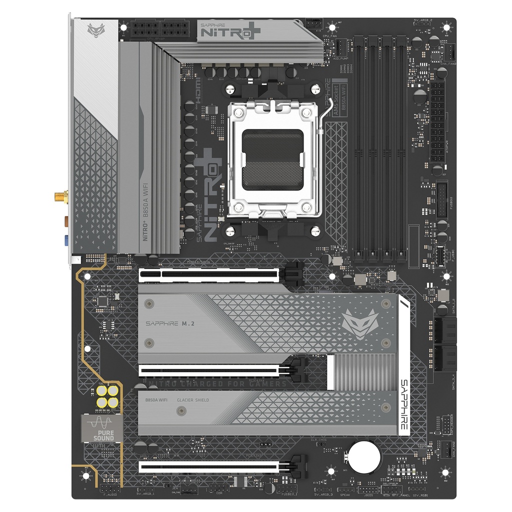 SAPPHIRE NITRO+ B850A WIFI7 1xHDMI 1.4 1xDP 1.2
