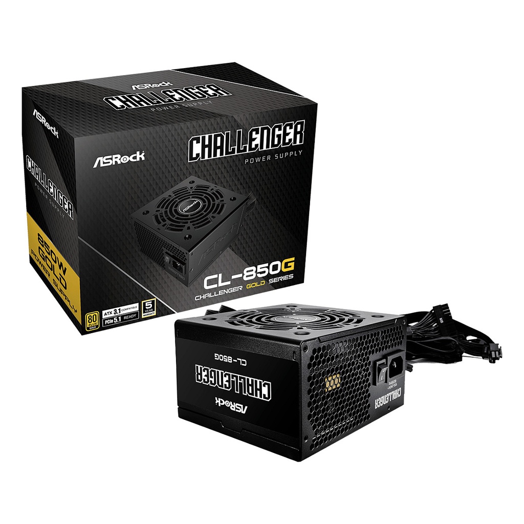 ASRock Challenger Series CL-850G + black retail 850W 80+ Gold
