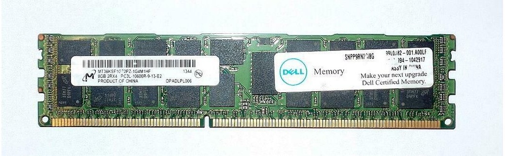 DDR3 PC3-14900R ECC Registered for Workstations 8GB