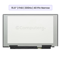 Laptop Screen Panel 15.6-Inch - FHD (1920x1080) - 300Hz IPS - 40 Pin Narrow