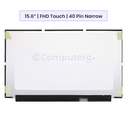 Laptop Screen Panel 15.6-Inch - FHD (1920x1080) Touch - 40 Pin Narrow