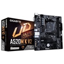 GIGABYTE Motherboard A520M K V2 - Socket AMD AM4 - AMD A520