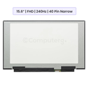 Laptop Screen Panel 15.6-Inch - FHD (1920x1080) - 240Hz - 40 Pin Narrow