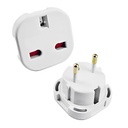 Travel Plug 10A UK to European