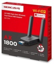 Mercusys High-Gain Wirelss Dual-Ban USB Adapter - AX1800 - MA72XH