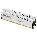 KINGSTON FURY Beast 64GB DIMM DDR5 5200MT/s DDR5 CL40 Kit of 2 White XMP