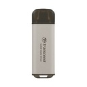 Transcend ESD300S External USB 10Gbps Type C Silver 512GB - TS512GESD300S