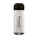 Transcend ESD300S External USB 10Gbps Type C Silver 1TB - TS1TESD300S