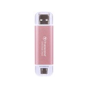 Transcend ESD310P External USB 10Gbps Type C A Pink 1TB - TS1TESD310P
