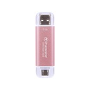 Transcend ESD310P External USB 10Gbps Type C A Pink 2TB - TS2TESD310P