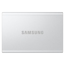 SAMSUNG T7 USB-C 3.1 Silver External Hard Drive - MU-PD2T WW 2TB - MU-PD2T0G/WW